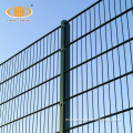 valla de panel de alambre doble con recubrimiento doble con recubrimiento de PVC.